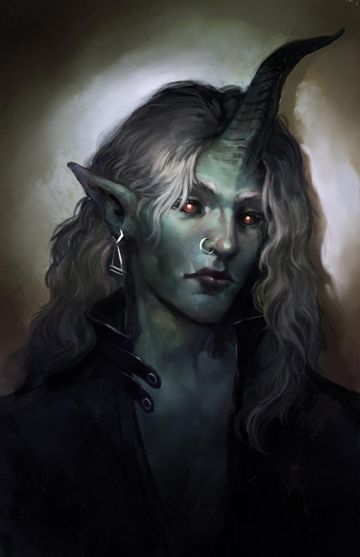 Portrait of the Half-Fiend Witch Hunter